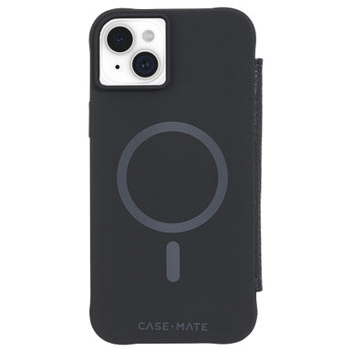Case-Mate Wallet Folio MagSafe Case - For iPhone 15 Plus - Black