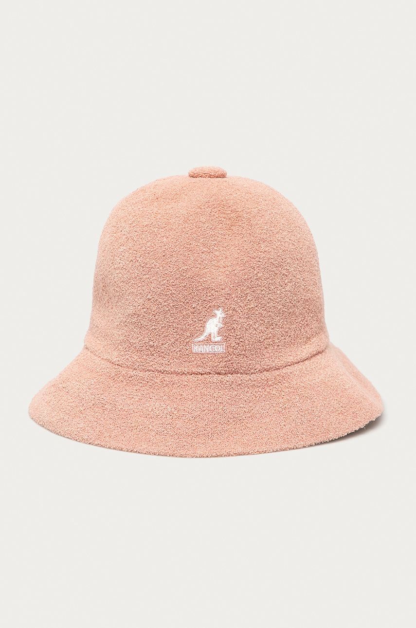 Kangol Bermuda Casual Bucket Hat Terry Towelling Cap - Dusty Rose-1