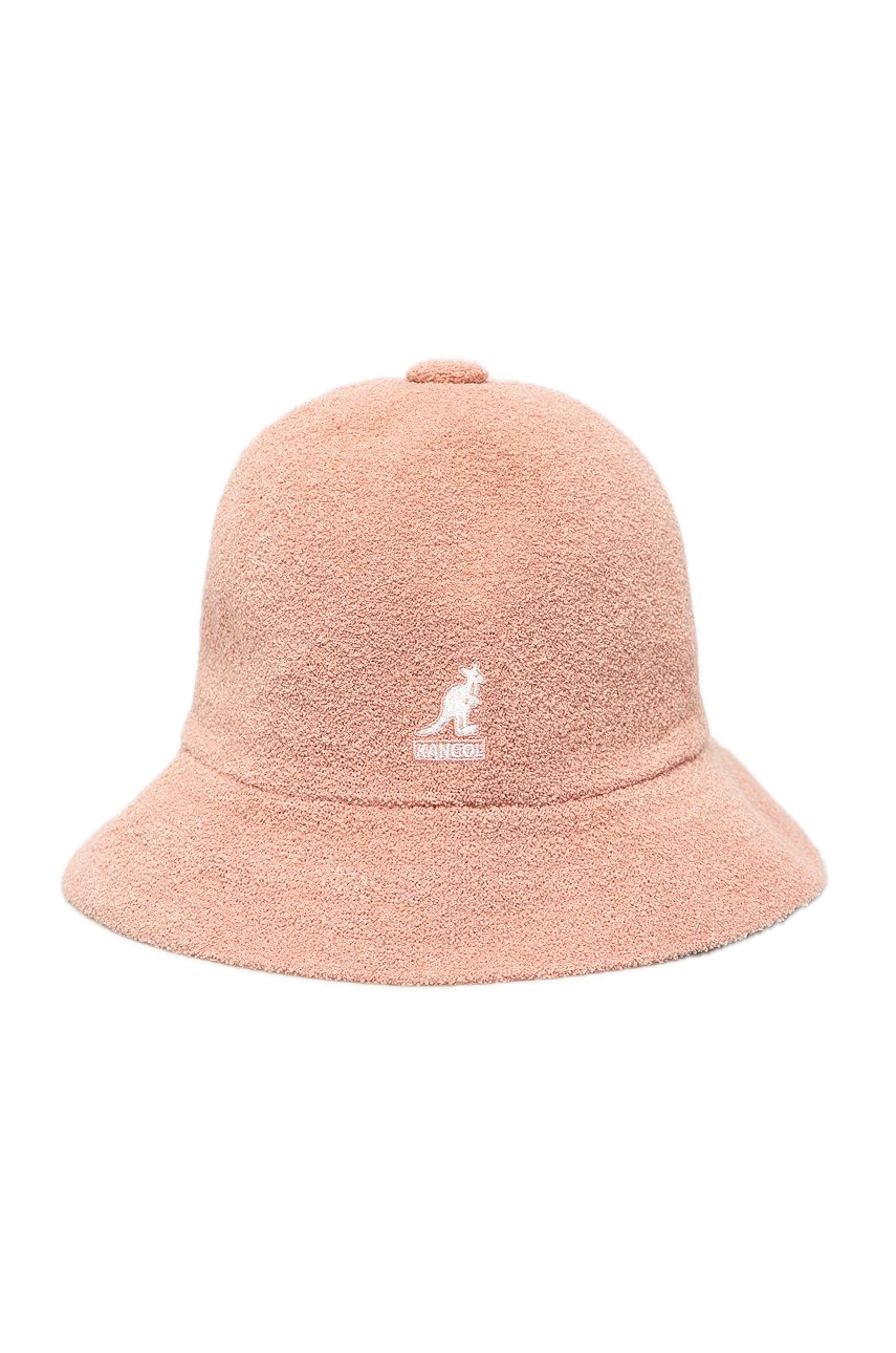 Kangol Bermuda Casual Bucket Hat Terry Towelling Cap - Dusty Rose-0