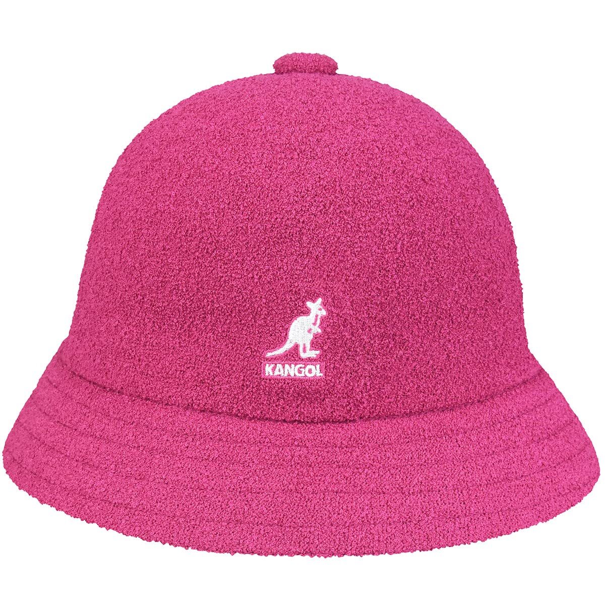 Kangol Bermuda Casual Bucket Hat Terry Towelling Cap Summer Camp - Electric Pink-6