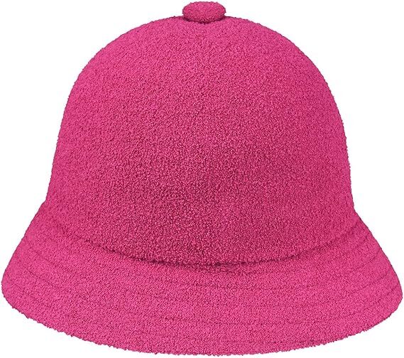 Kangol Bermuda Casual Bucket Hat Terry Towelling Cap Summer Camp - Electric Pink-4