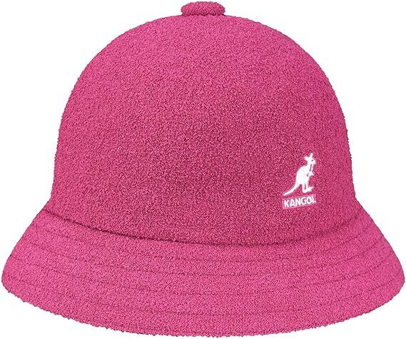 Kangol Bermuda Casual Bucket Hat Terry Towelling Cap Summer Camp - Electric Pink-3