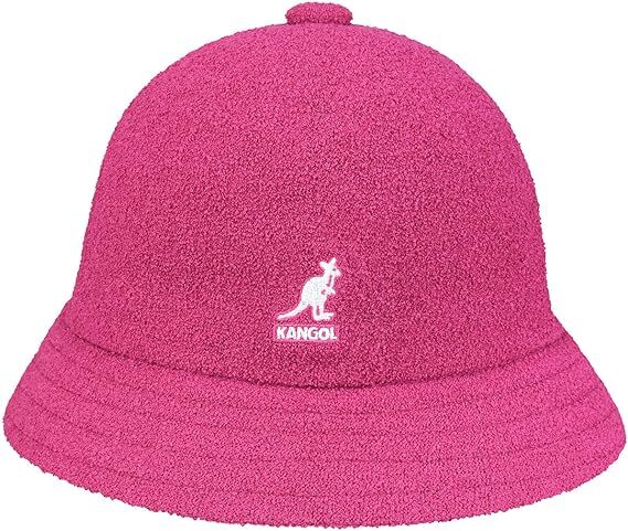 Kangol Bermuda Casual Bucket Hat Terry Towelling Cap Summer Camp - Electric Pink-1