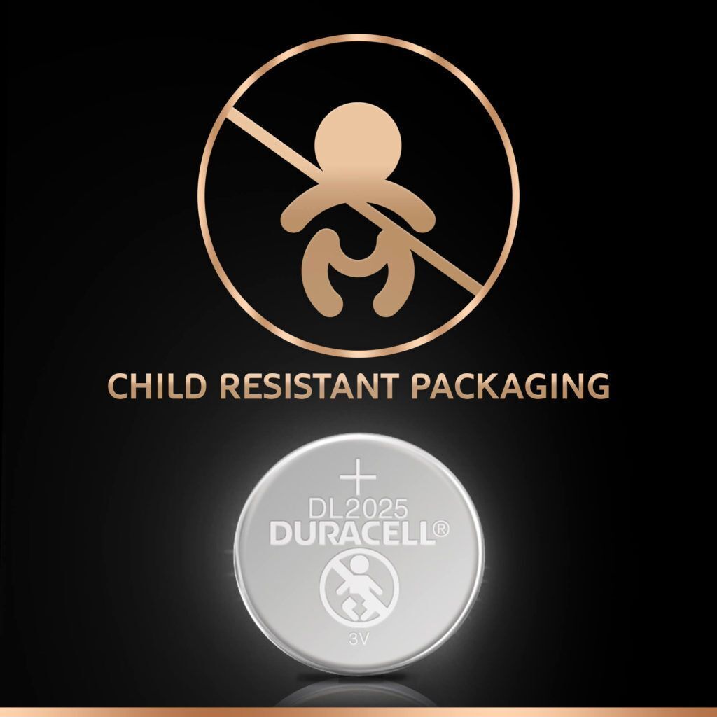 2x Duracell CR2025 Batteries Lithium 3V Battery Security 2025-3