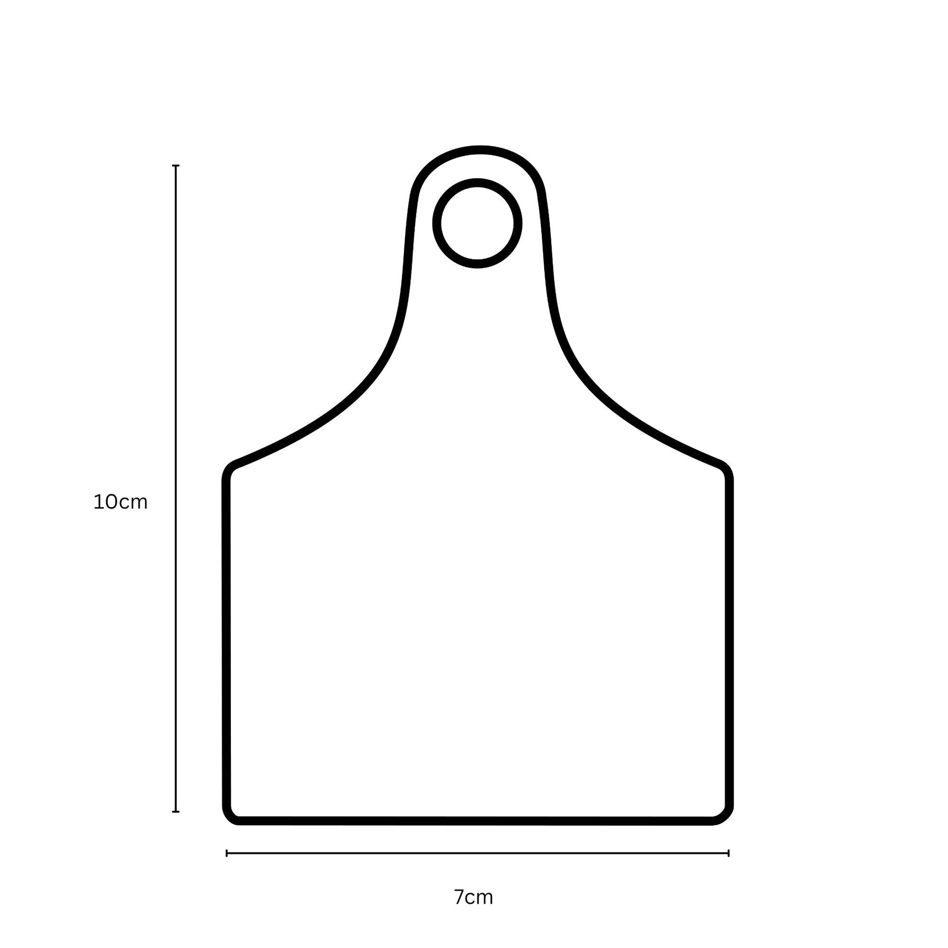 1-100 Cattle Number Ear Tags 7x10cm Set - XL Pink Cow Sheep Livestock Labels-4