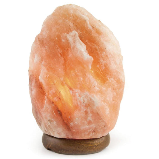 1-2 Kg Himalayan Pink Salt Lamp + 12V 12W Switch - Natural Rock Shape Crystal Light-0