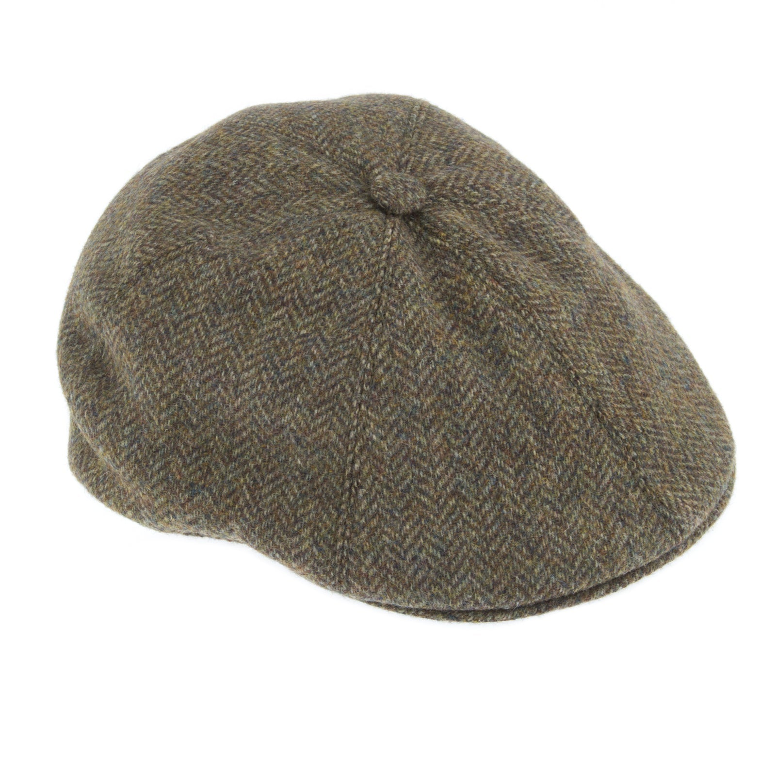 DENTS Mens Drivers Cap Abraham Moon Hat Tweed Peeky Blinders - Spruce-1