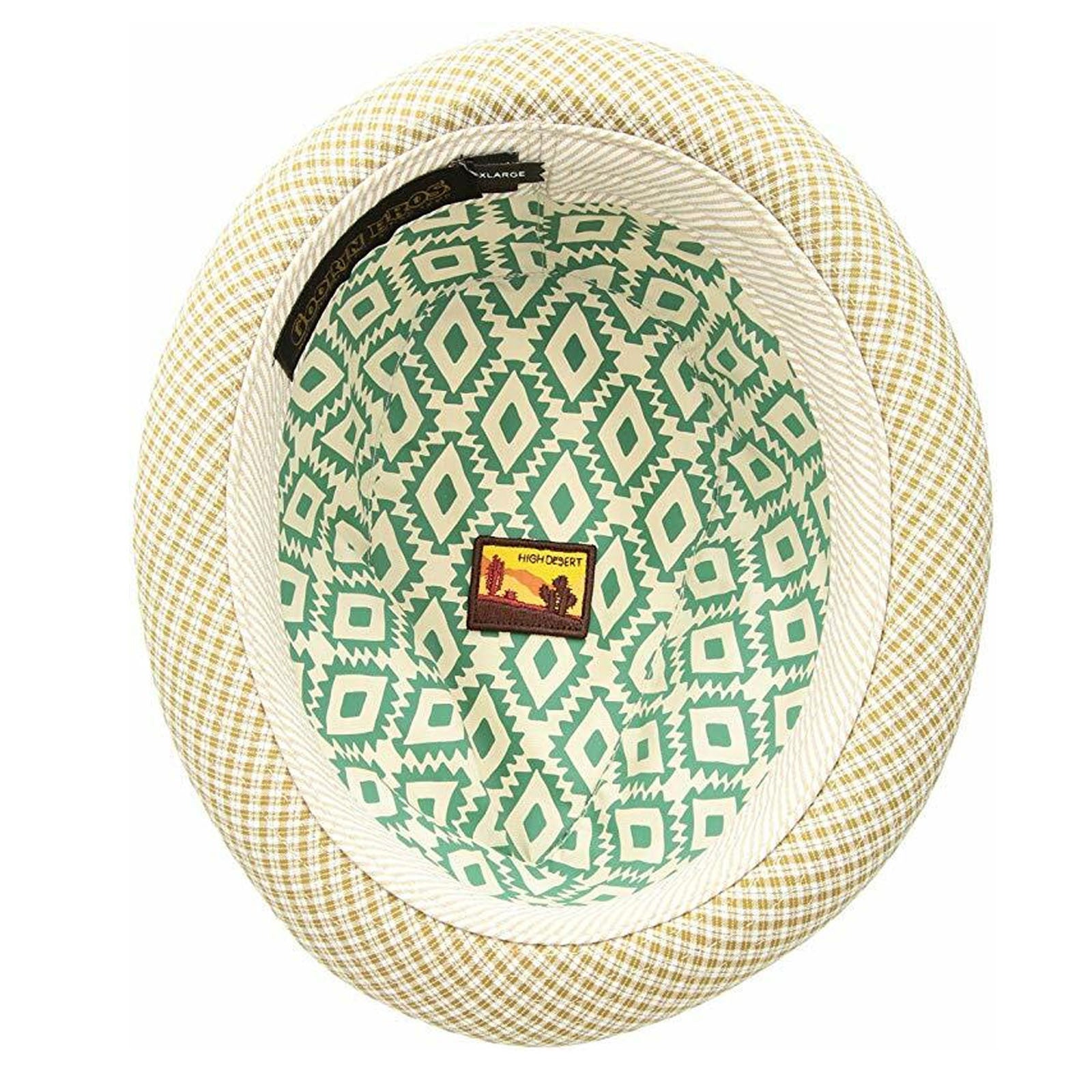 Goorin Brothers Mens Mind Seeker Flip Up Fedora Trilby Hat Lightweight - Mustard-3