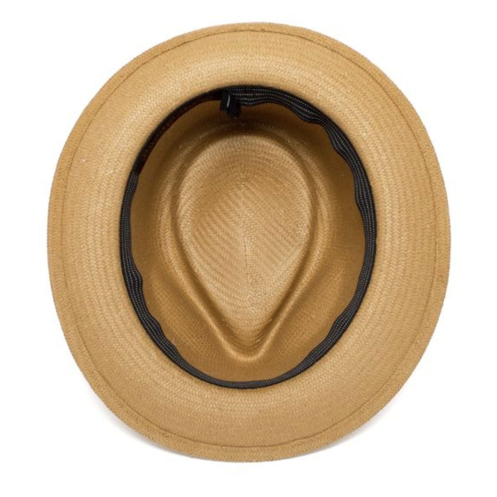 Goorin Brothers Mens Snare Straw Fedora Trilby Hat Panama Summer Beach - Natural-4