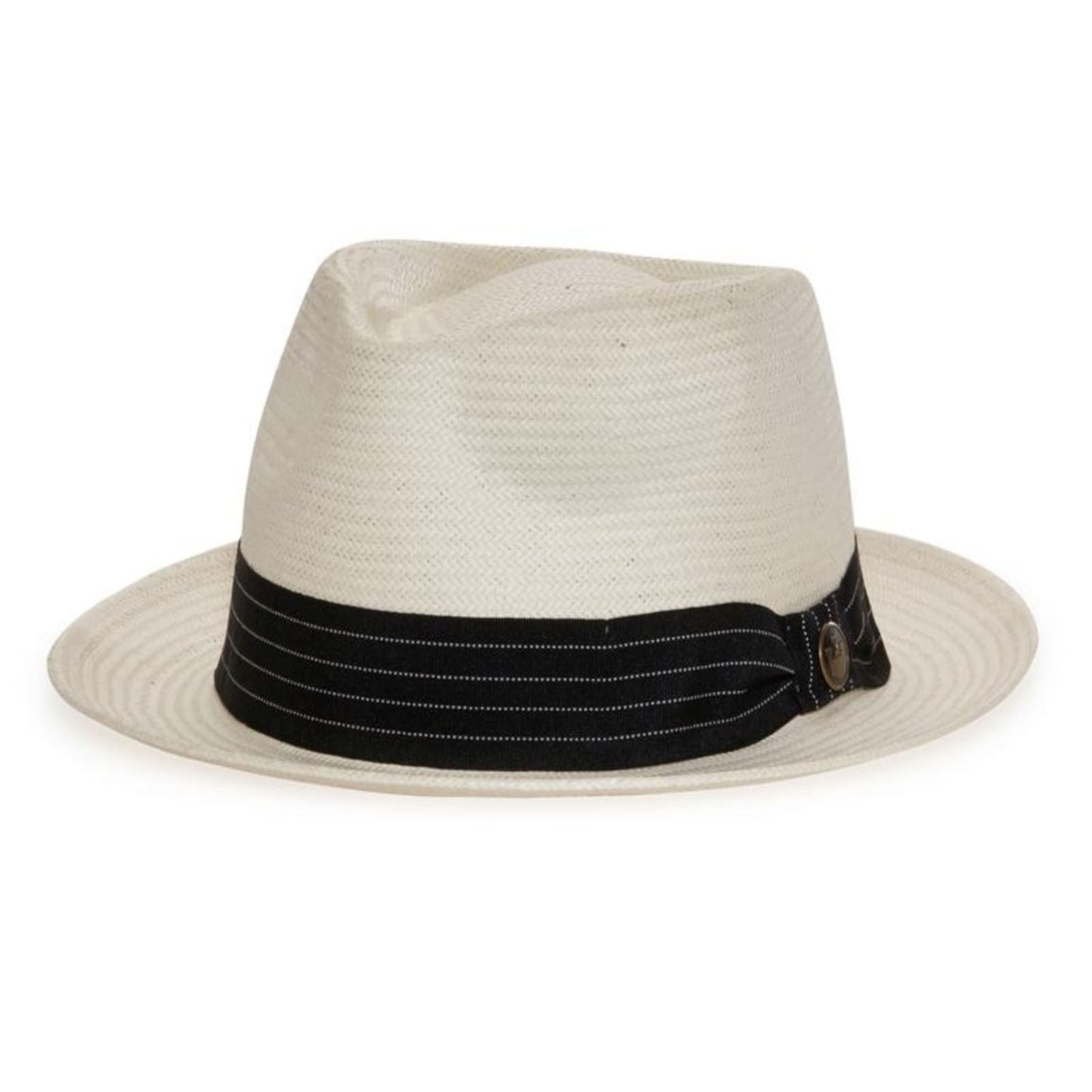 Goorin Brothers Mens Straw Hat Fedora Trilby Panama Summer Beach - Stone-5