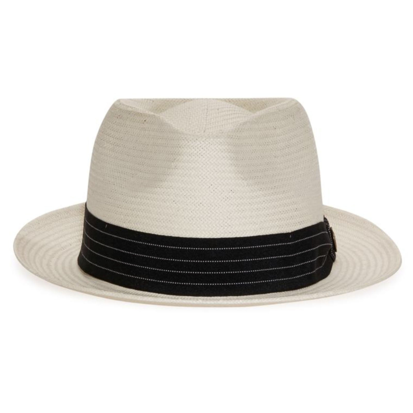 Goorin Brothers Mens Straw Hat Fedora Trilby Panama Summer Beach - Stone-4