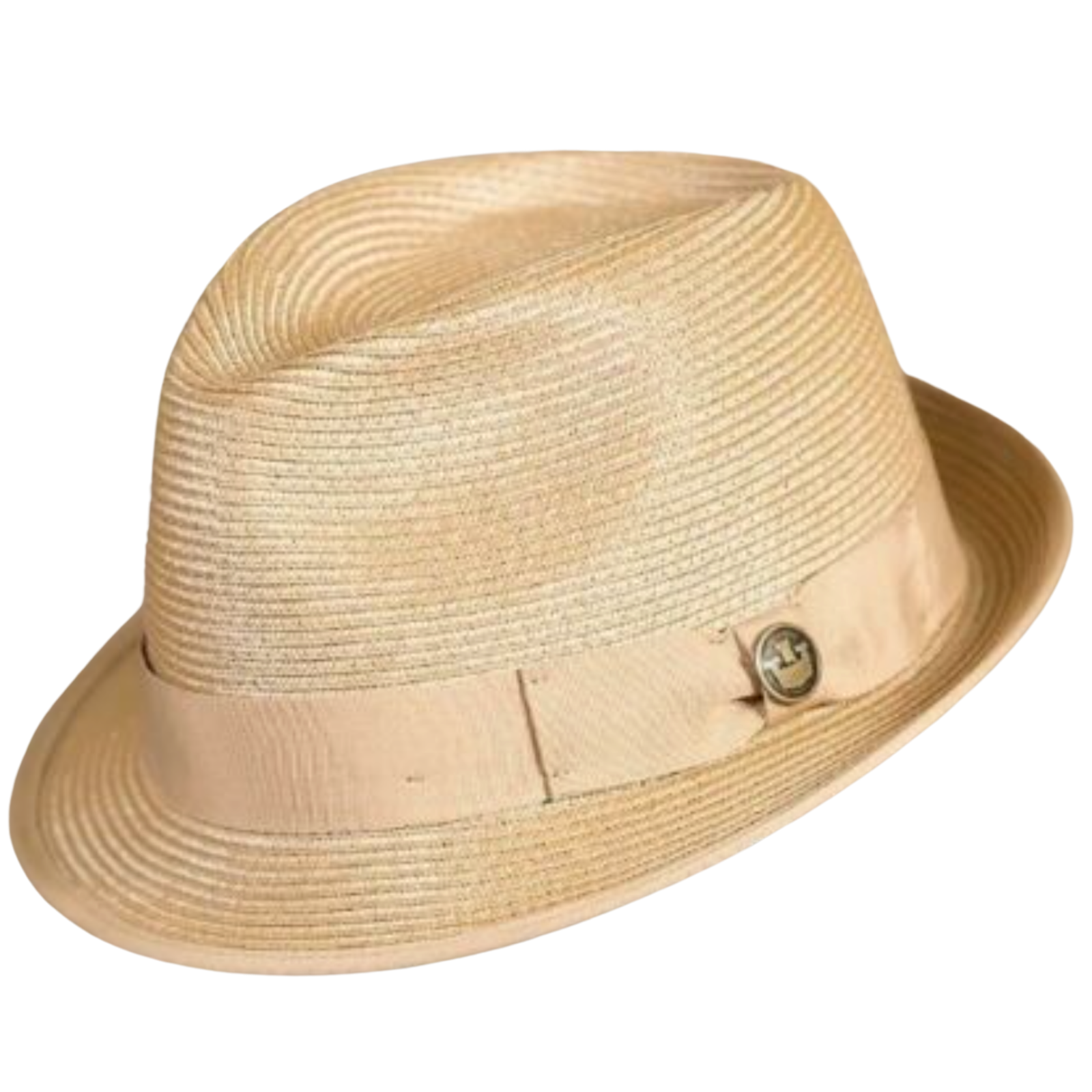 Goorin Bros Baseline Stingy Brim Fedora Hat Trilby Summer Straw - Tan-0
