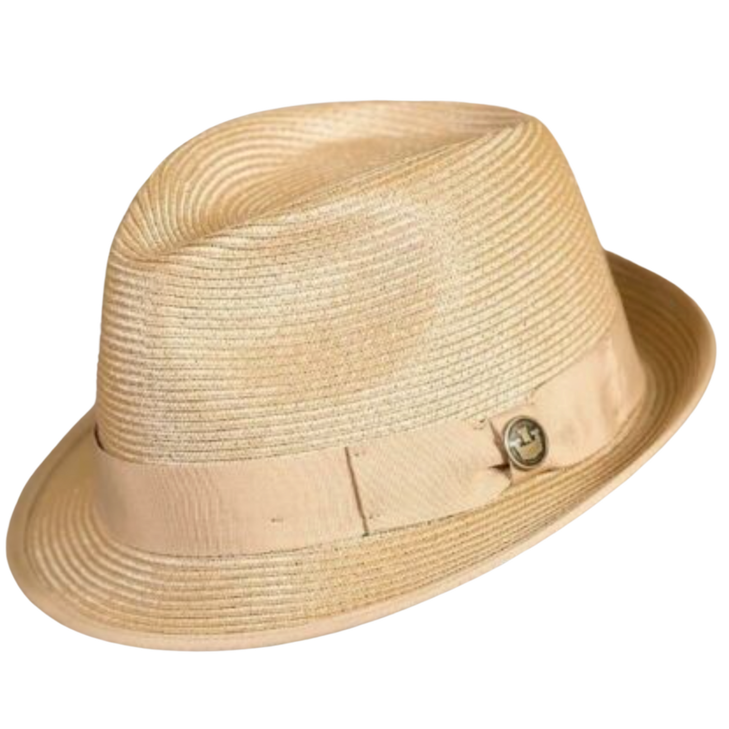Goorin Bros Baseline Stingy Brim Fedora Hat Trilby Summer Straw - Tan-1
