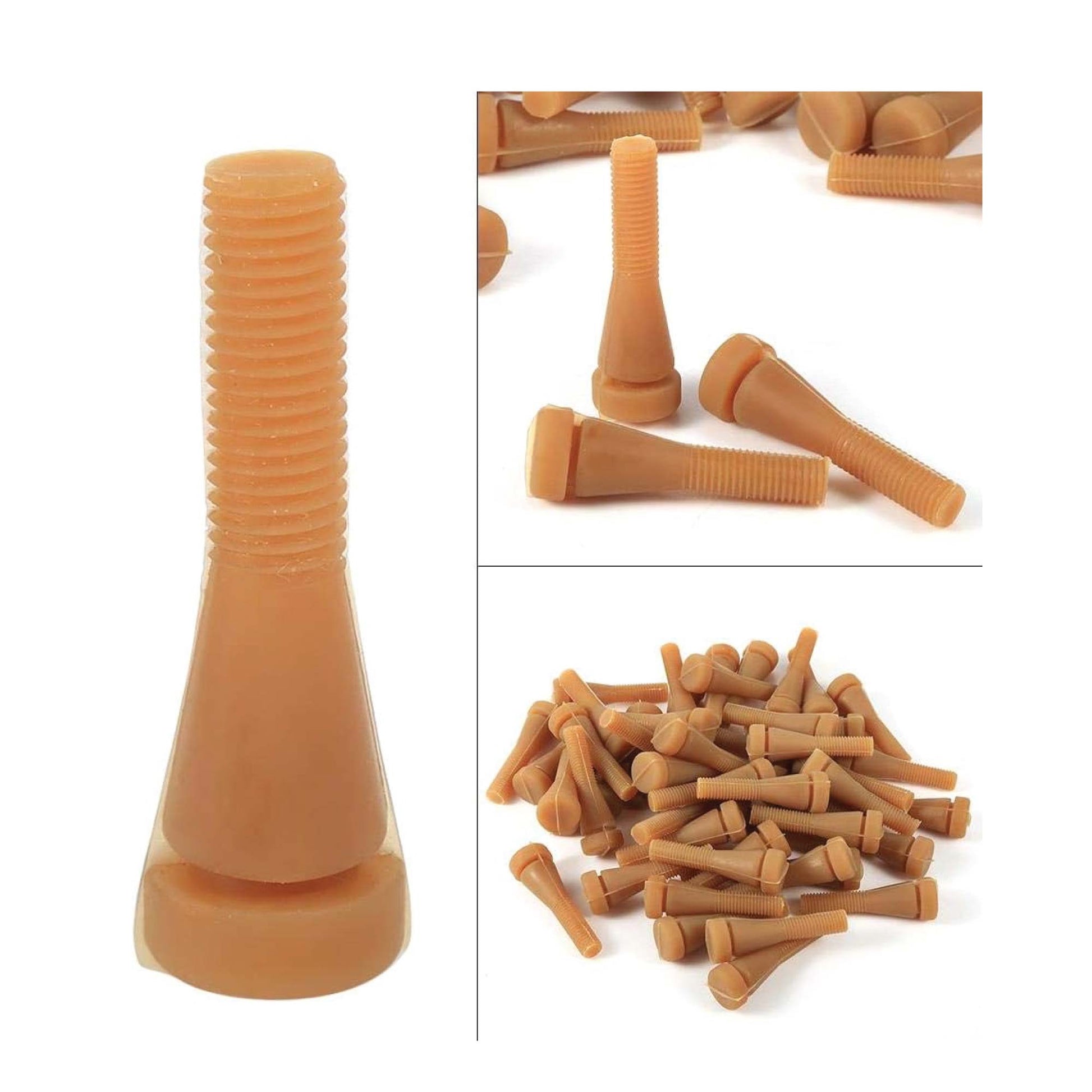 100 Small Replacement Rubber Fingers for Chicken Plucker - Poultry Feathers-1