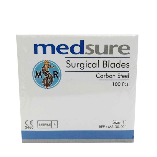 100 Surgical Scalpel Blades Size 11 Sterile Carbon Steel Disposable Sealed-0