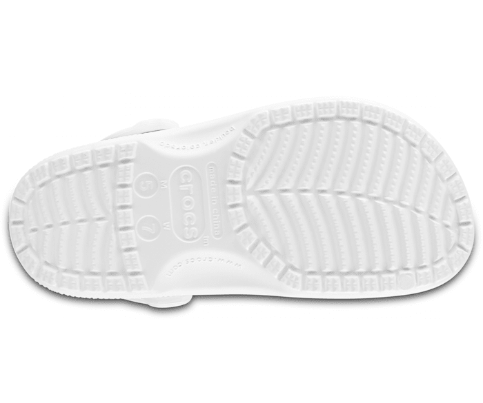Crocs Classic Clogs Roomy Fit Sandal Clog Sandals Slides Waterproof - White-4