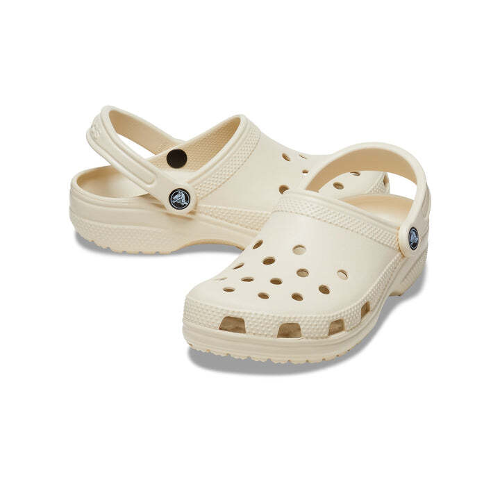 Crocs Classic Clogs Sandal Clog Sandals Slides Waterproof - Bone-1