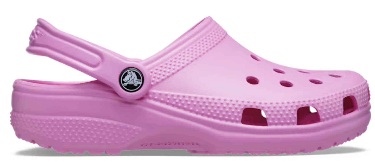 Crocs Mens Classic Clogs Roomy Fit Sandal Clog Slides Waterproof - Taffy Pink-0