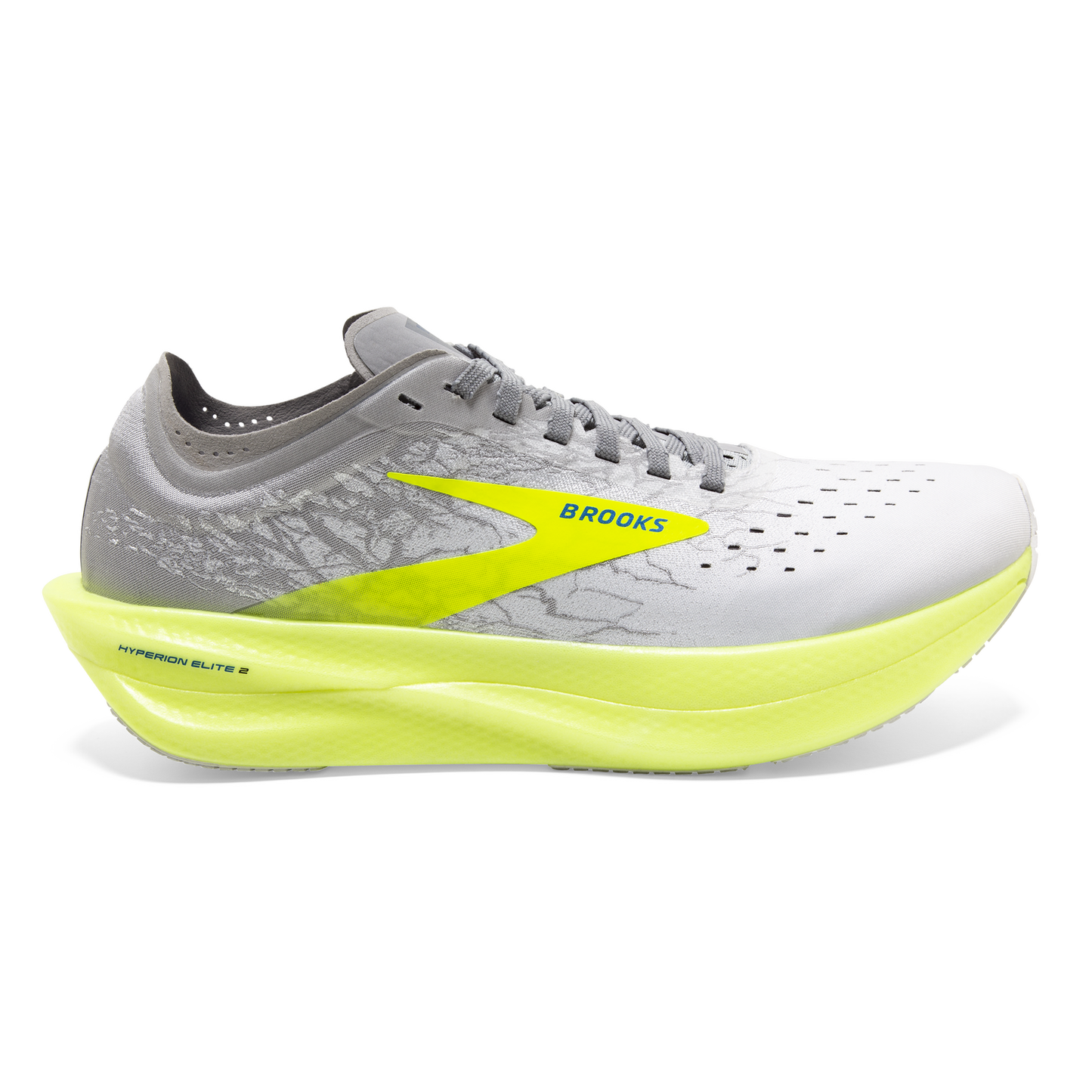 Brooks Unisex Hyperion Elite 2 Sneakers Shoes Running - White/Silver/Nightlife-0