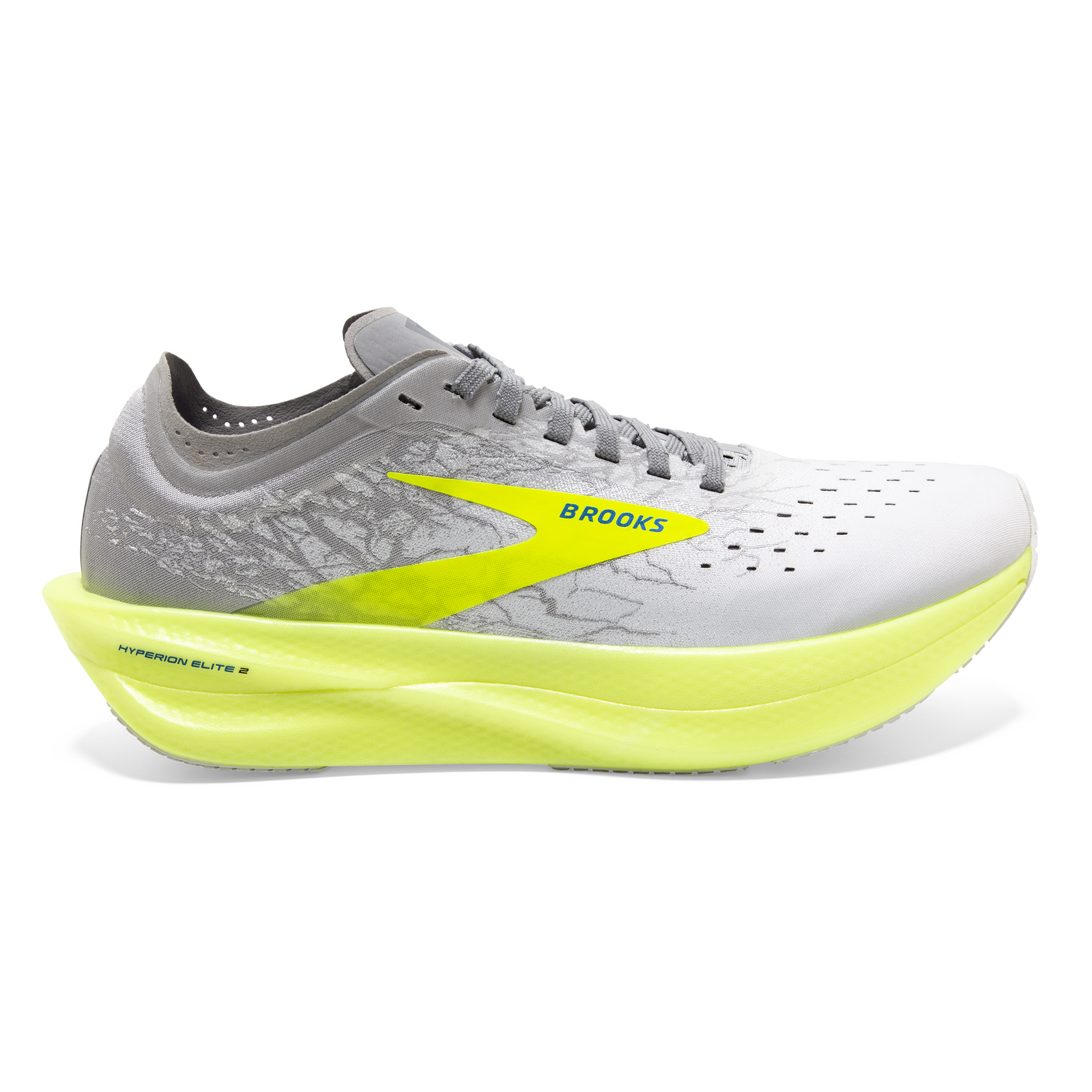 Brooks Unisex Hyperion Elite 2 Sneakers Shoes Running - White/Silver/Nightlife-0