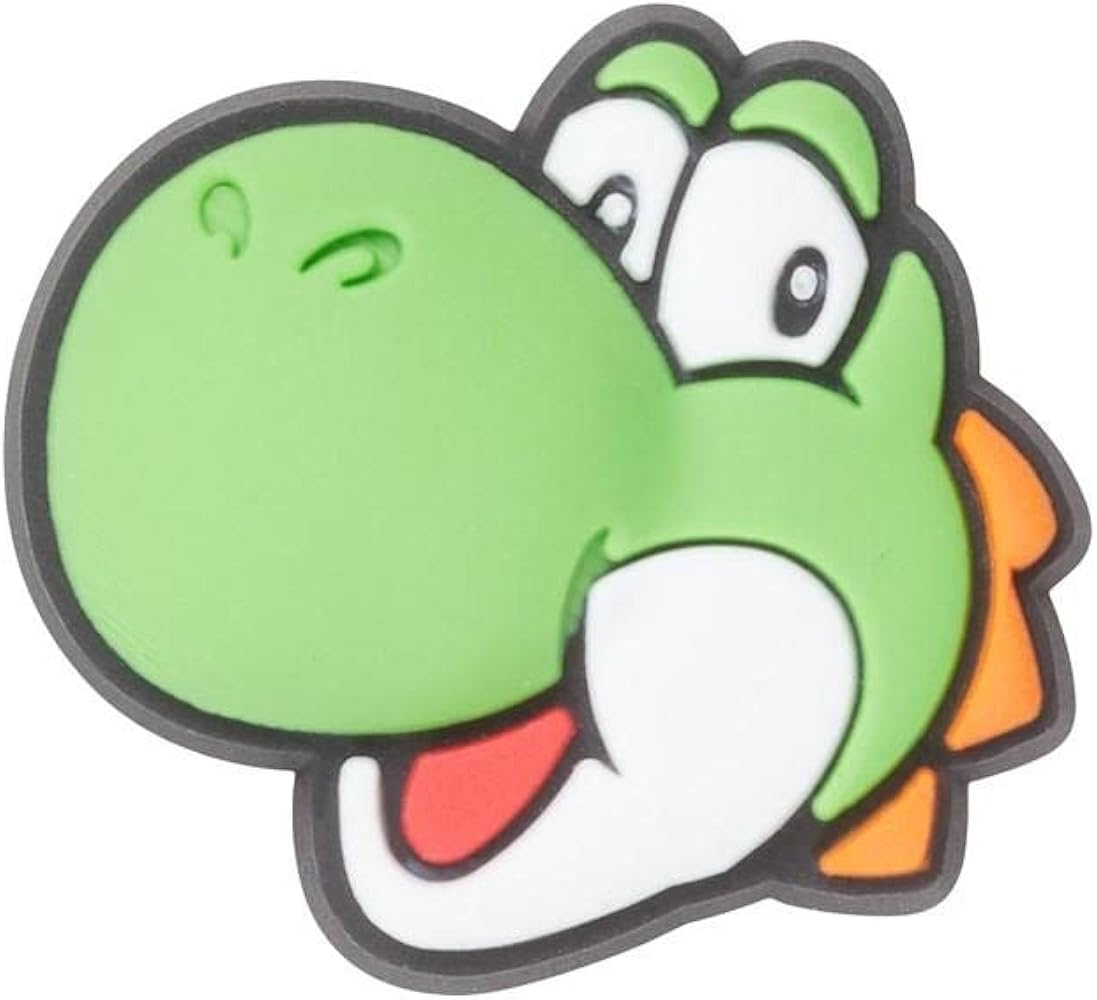 1x Crocs Super Mario Yoshi Jibbitz Shoe Charm - 100% Authentic