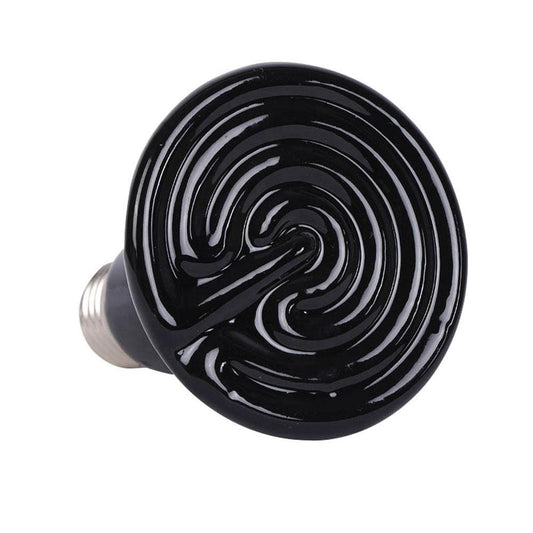 100W Pet Ceramic Heat Lamp - Infrared Heat Emitter Reptile Snake Lizard Chicken-0