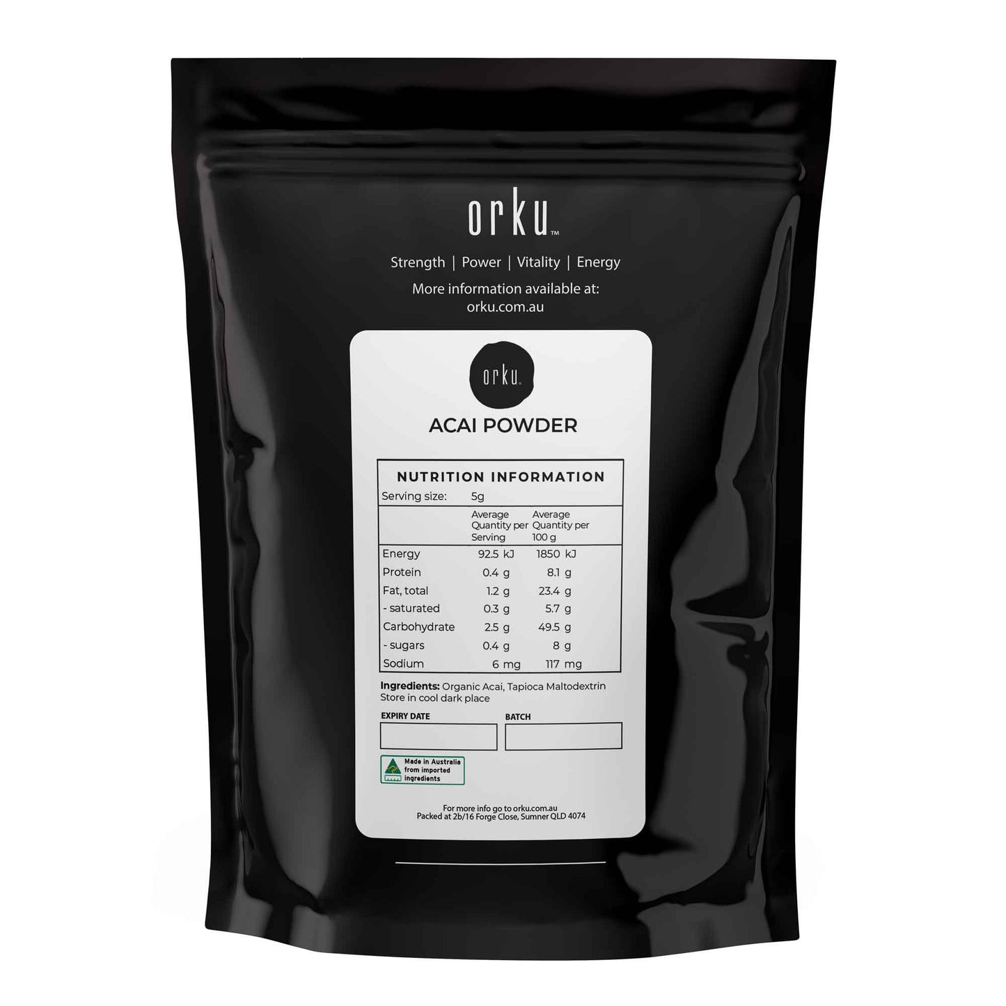 100g Acai Powder 100% Organic - Superfood Amazon Berries-1