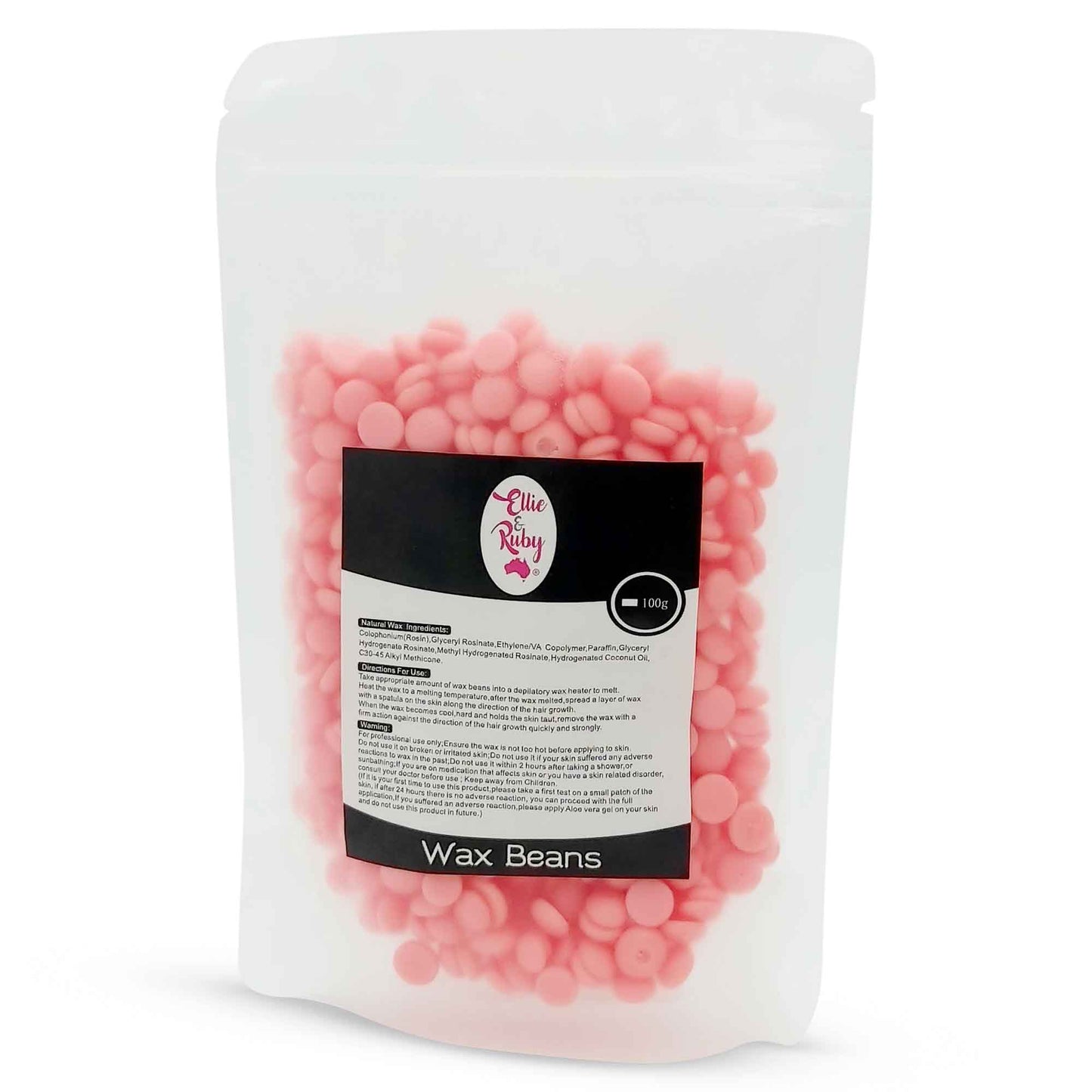 100g Hard Wax Beans - Brazilian Depilatory Waxing Beads - Stripless Bikini Hair Removal-3