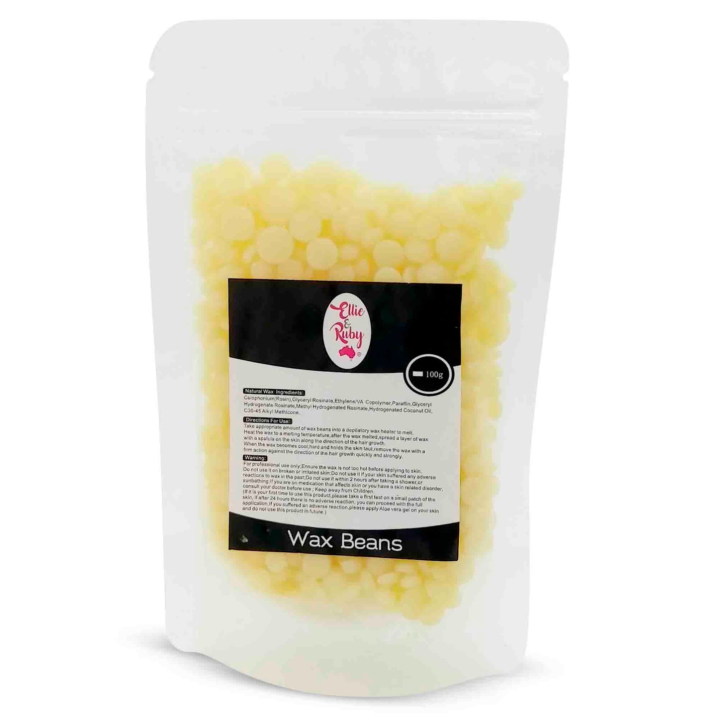 100g Hard Wax Beans - Brazilian Depilatory Waxing Beads - Stripless Bikini Hair Removal-5