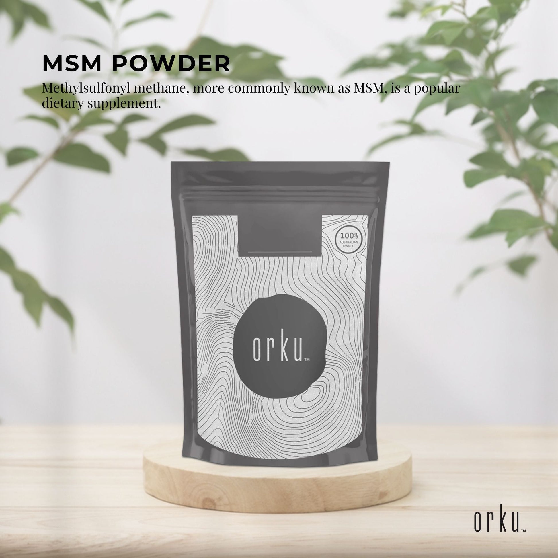 100g MSM Powder or Crystals - 99% Pure Methylsulfonylmethane Dimethyl Sulfone-1