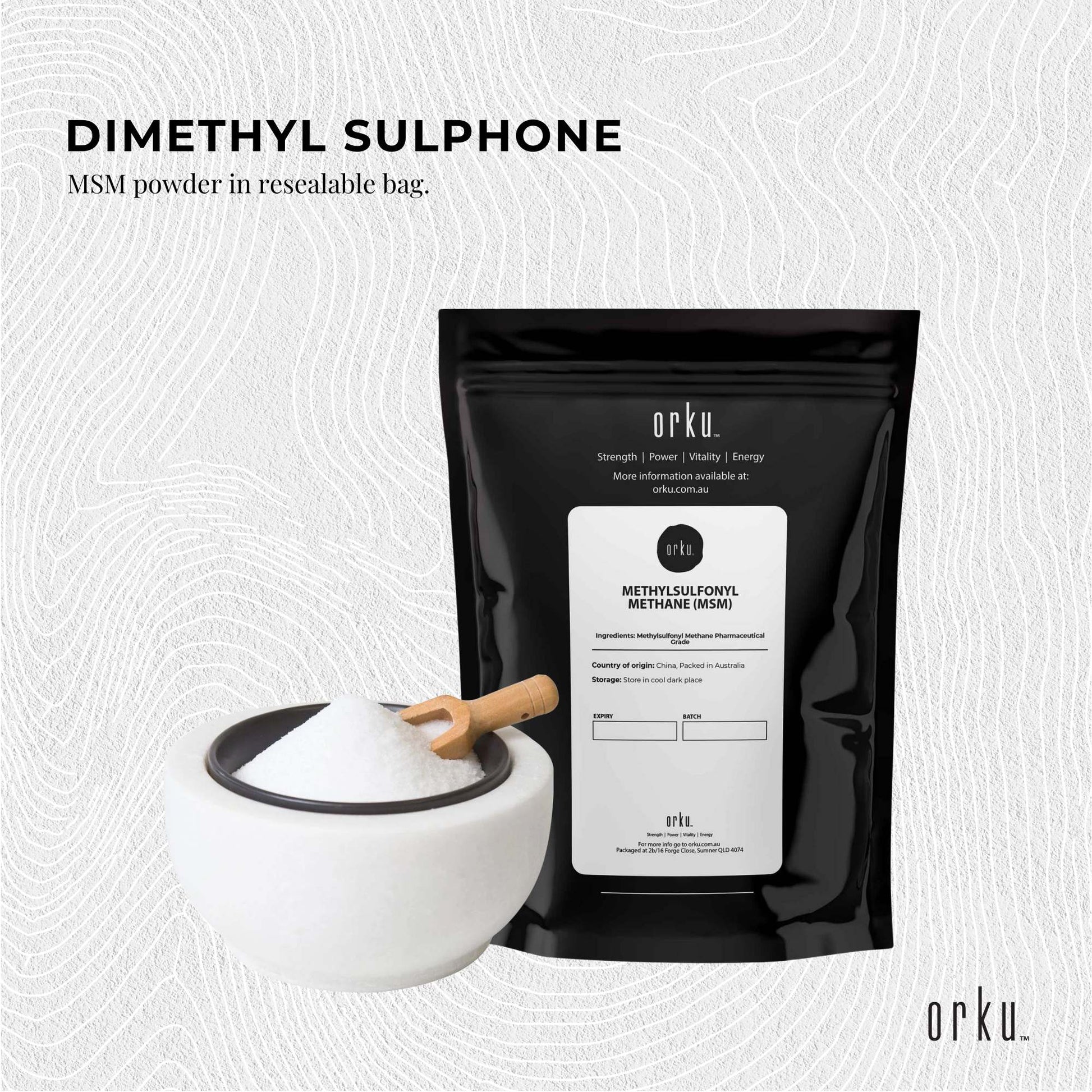 100g MSM Powder or Crystals - 99% Pure Methylsulfonylmethane Dimethyl Sulfone-2