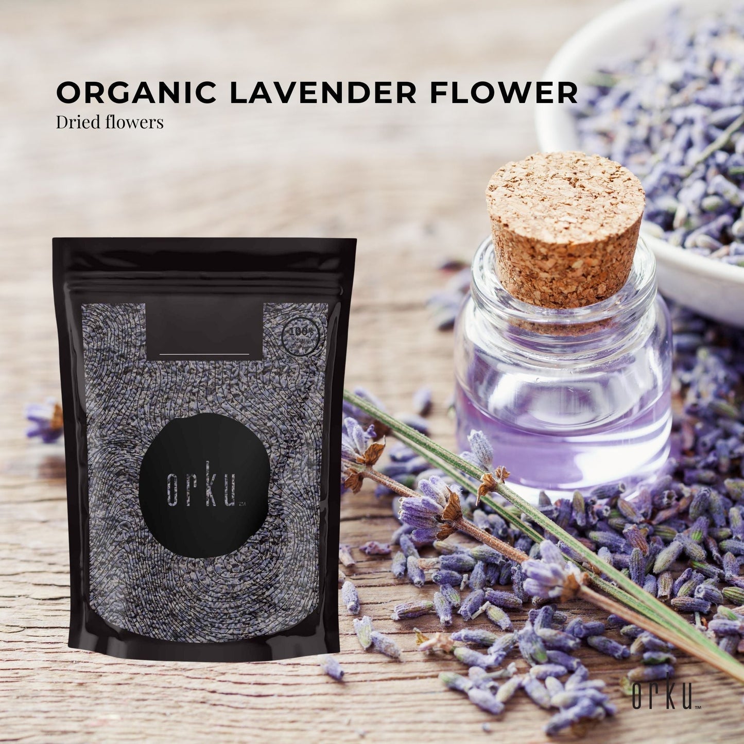 100g Organic Lavender Flower - Dried Fragrant Lavendula Angustifolia-2