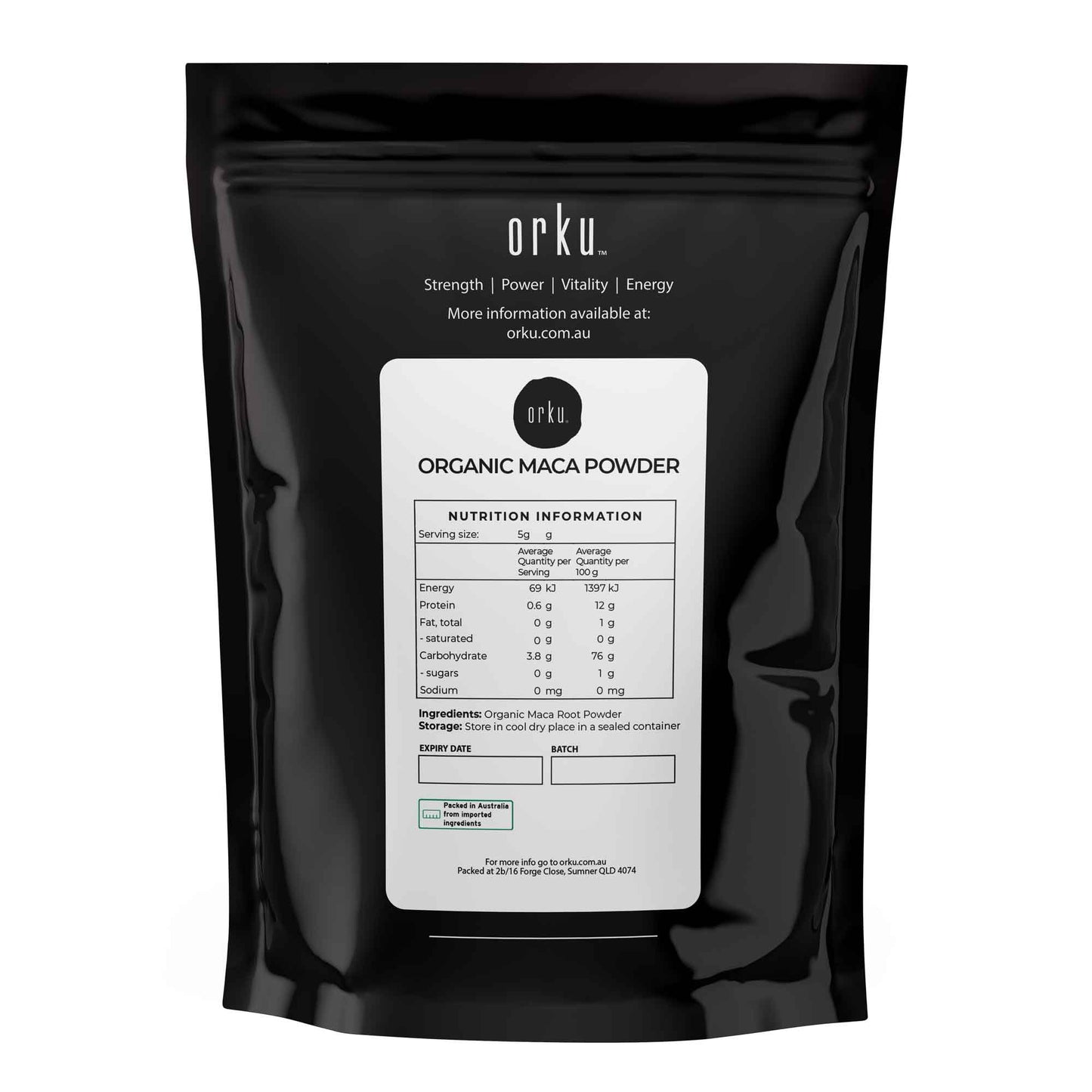 100g Organic Maca Powder Plant Root Super Food Peruvian Nutritional Supplement-1