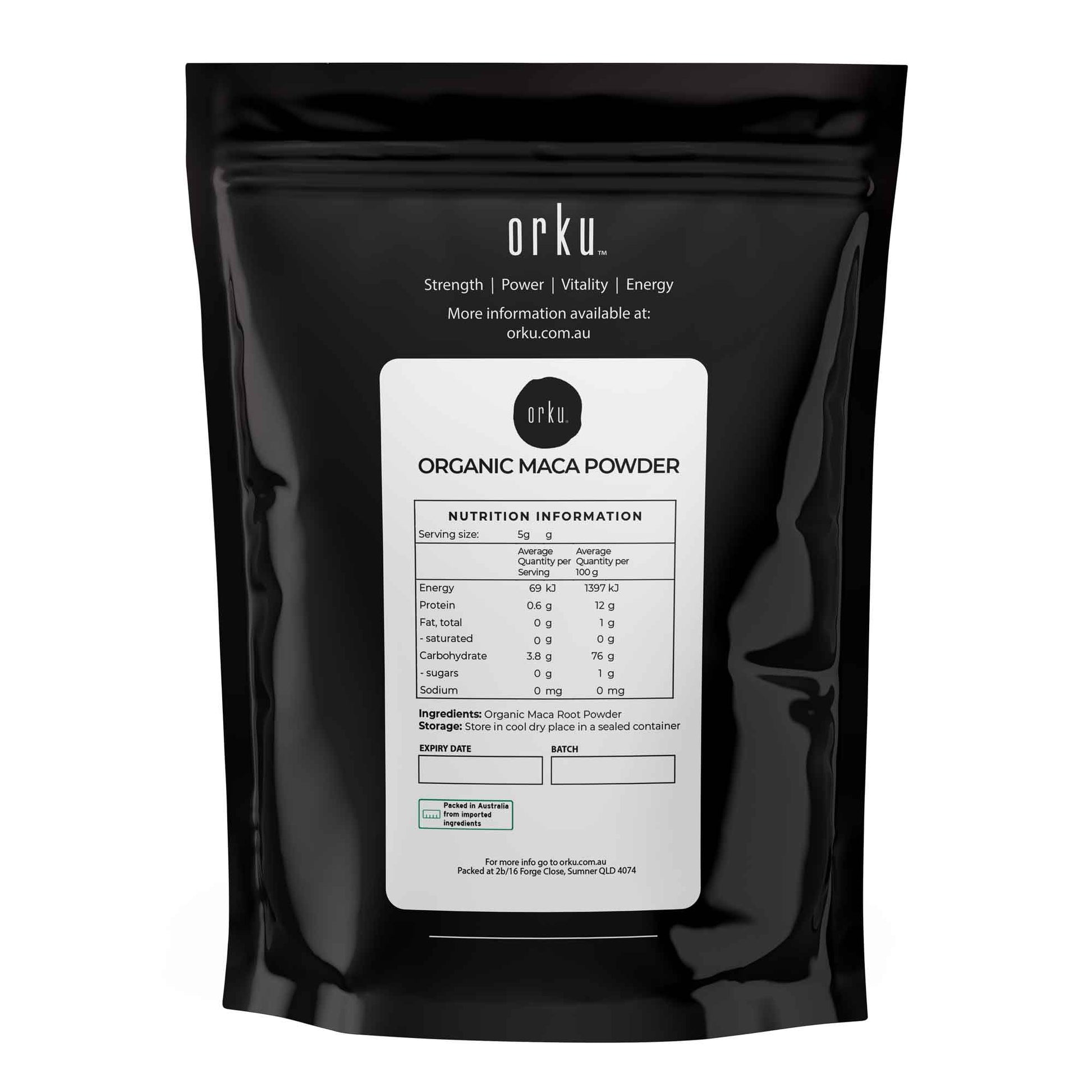 100g Organic Maca Powder Plant Root Super Food Peruvian Nutritional Supplement-1