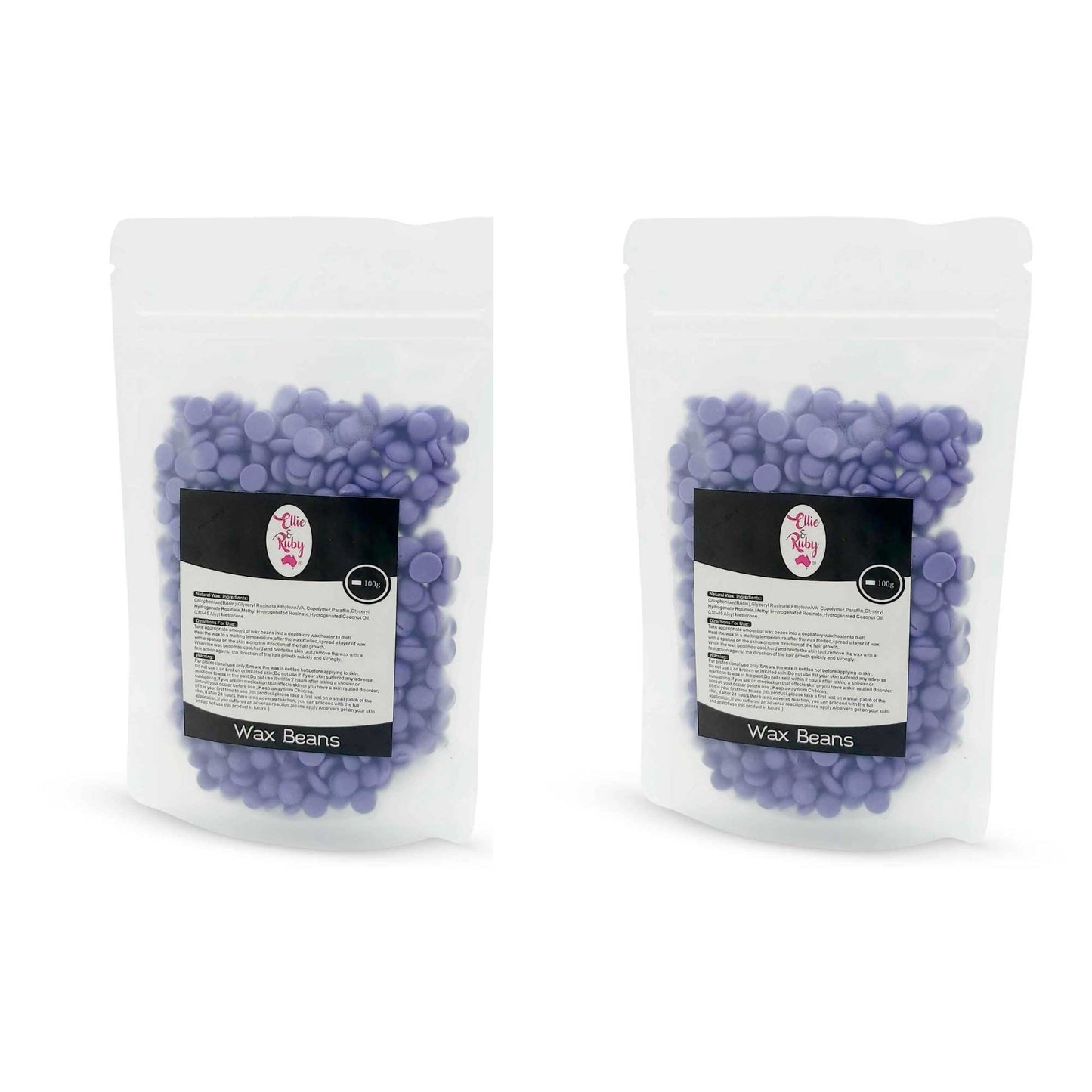 100g Packs Hard Wax Beans - Brazilian Waxing Beads Peel Off Depilatory Bikini-9