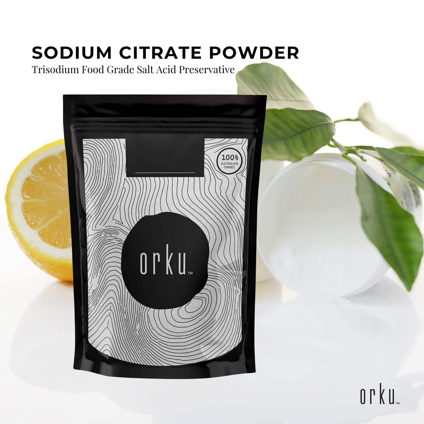 100g Sodium Citrate Powder - Trisodium Food Grade Salt Acid Preservative-1
