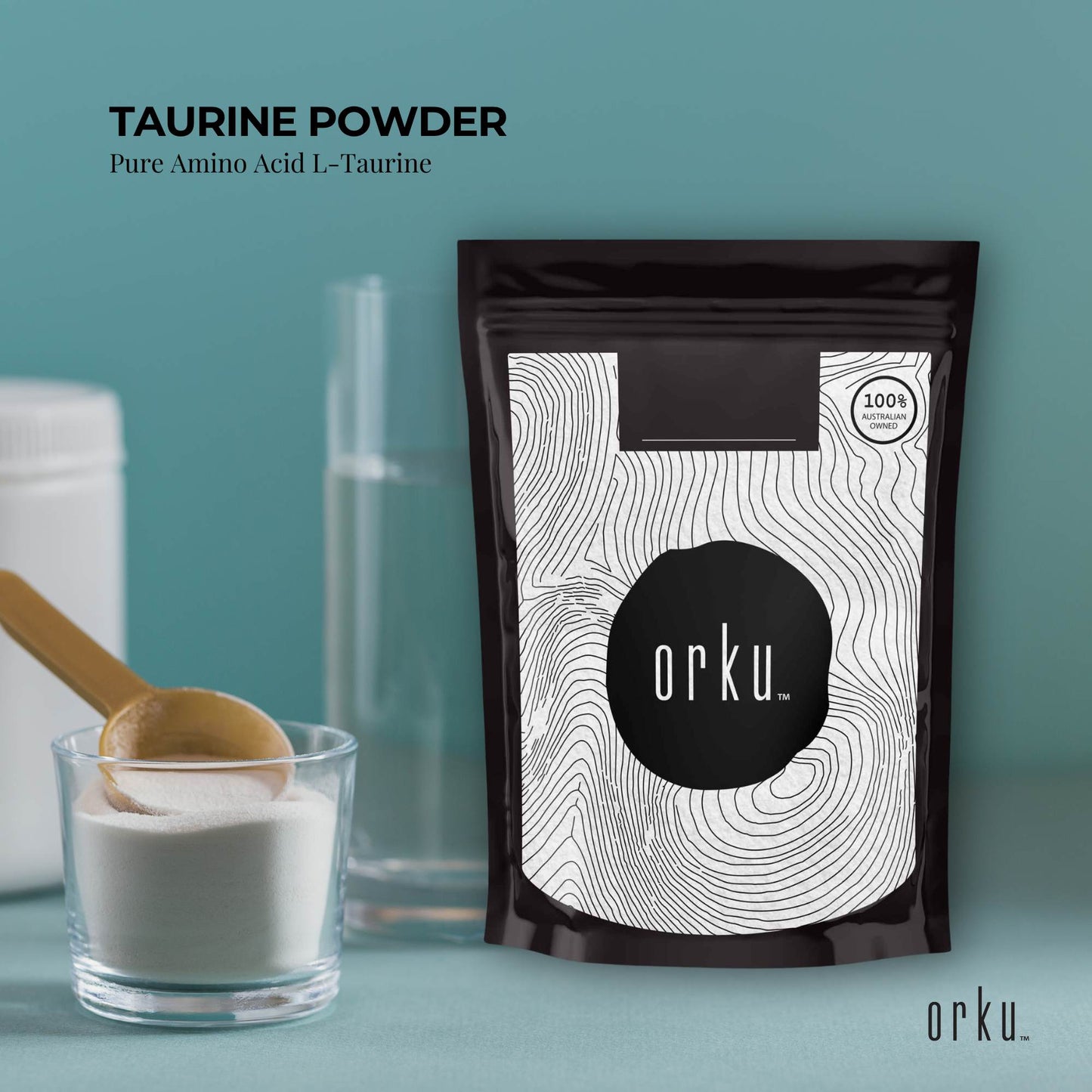 100g Taurine Powder - Pure Amino Acid Food Grade L-Taurine Vitamin Supplement-1