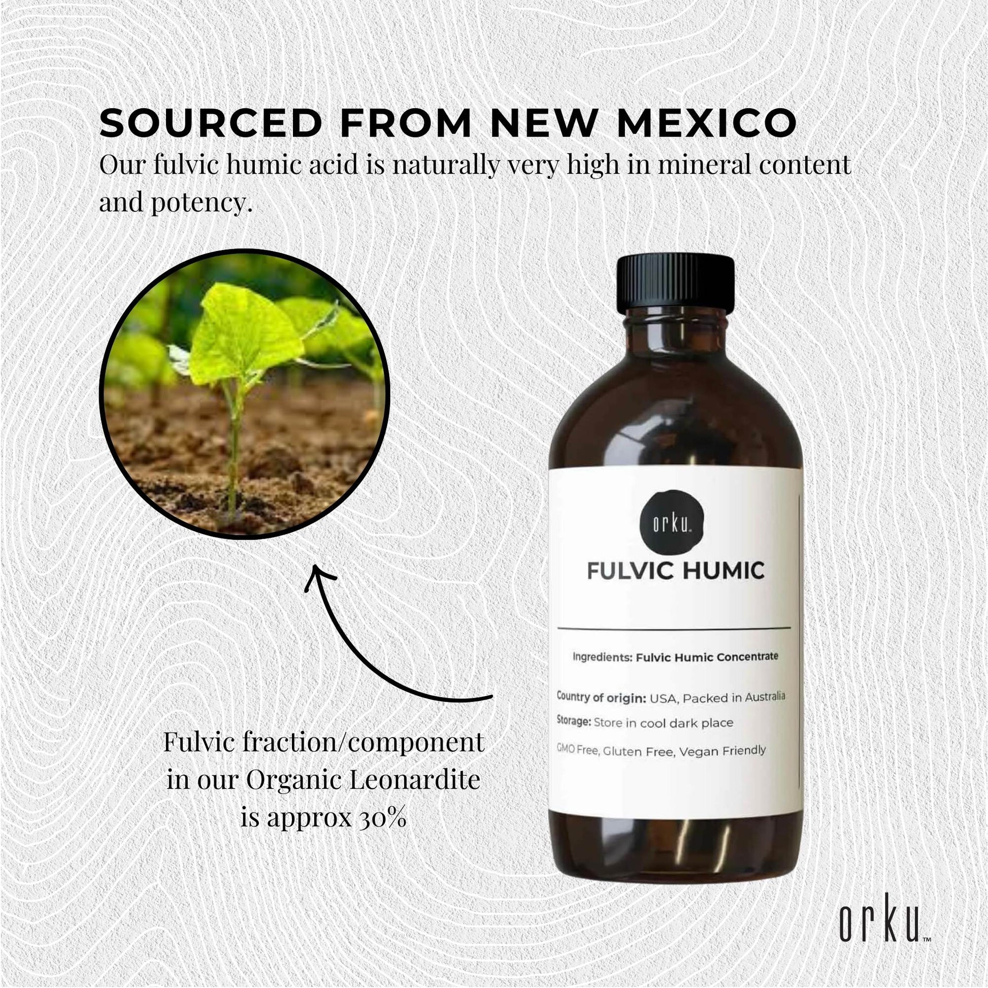100ml Fulvic Humic Liquid Concentrate FHC-2