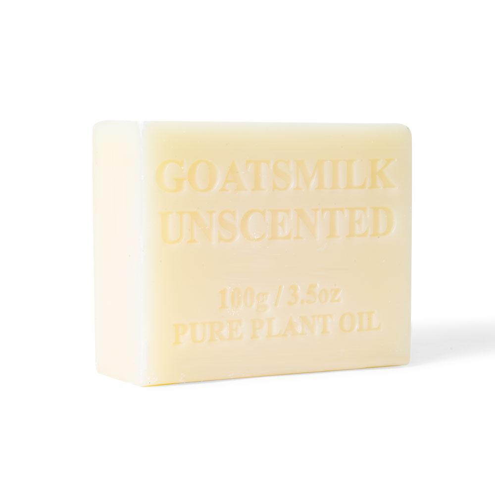 100x 100g Goats Milk Soap Bars -Unscented For Sensitive Pure Australian SkinCare-0