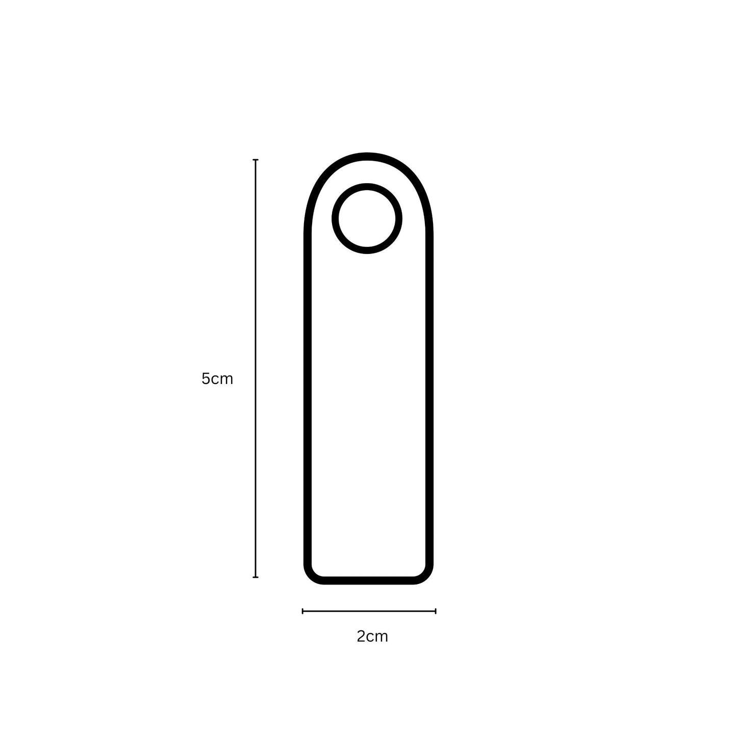 100x Cattle Ear Tags 5x2cm Set - Mini White Blank Pig Goat Livestock Label-1