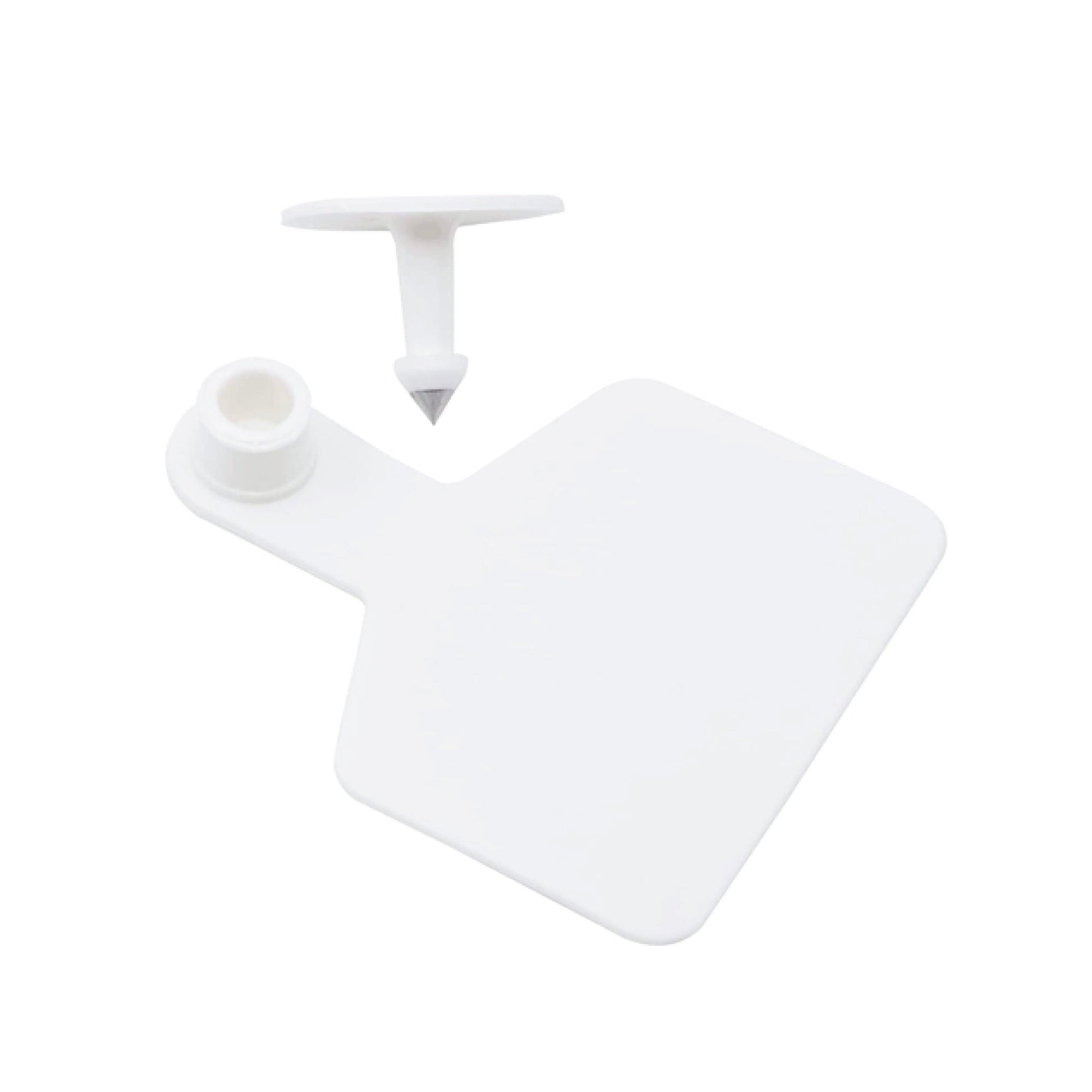 100x Cattle Ear Tags 6x7cm Set - Medium White Blank Cow Sheep Livestock Label-4
