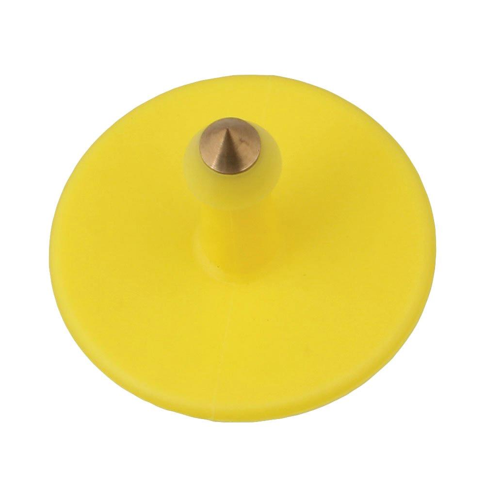 100x Cattle Ear Tags 6x7cm Set - Medium Yellow Blank Cow Sheep Livestock Label-2
