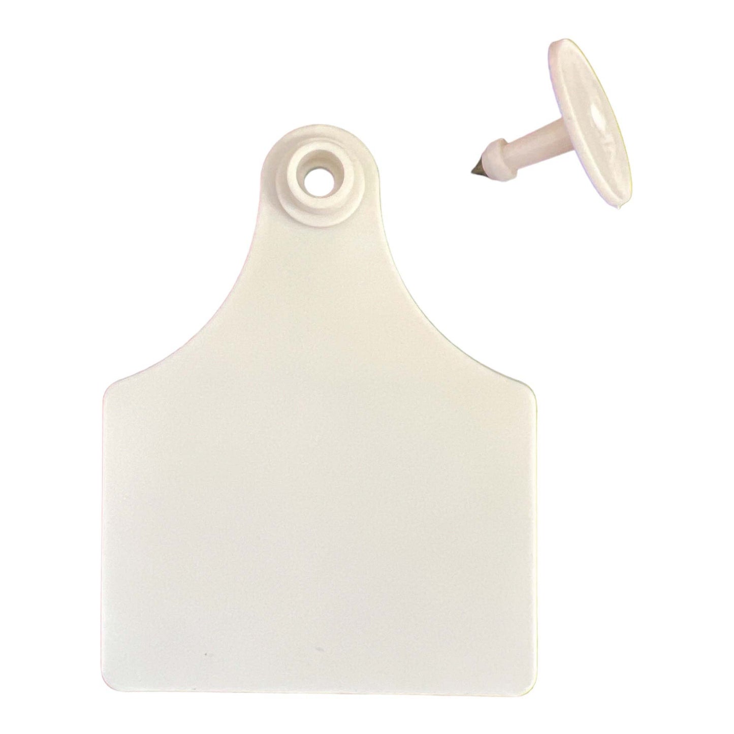 100x Cattle Ear Tags 7x10cm Set - Large White Blank Cow Sheep Livestock Label-3