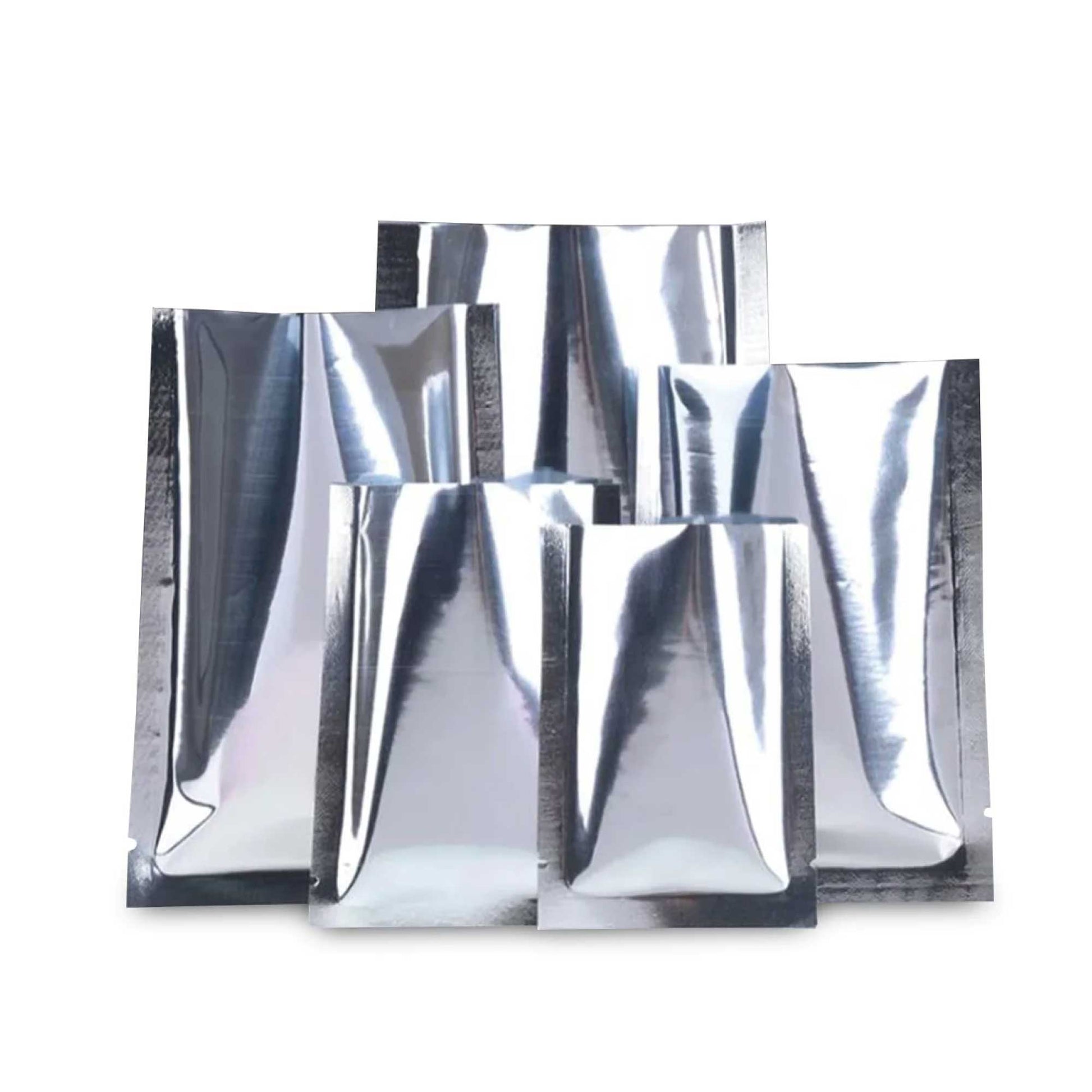 100x Mylar Vacuum Food Pouches - Standing Insulated Fresh Food Storage Bag-0