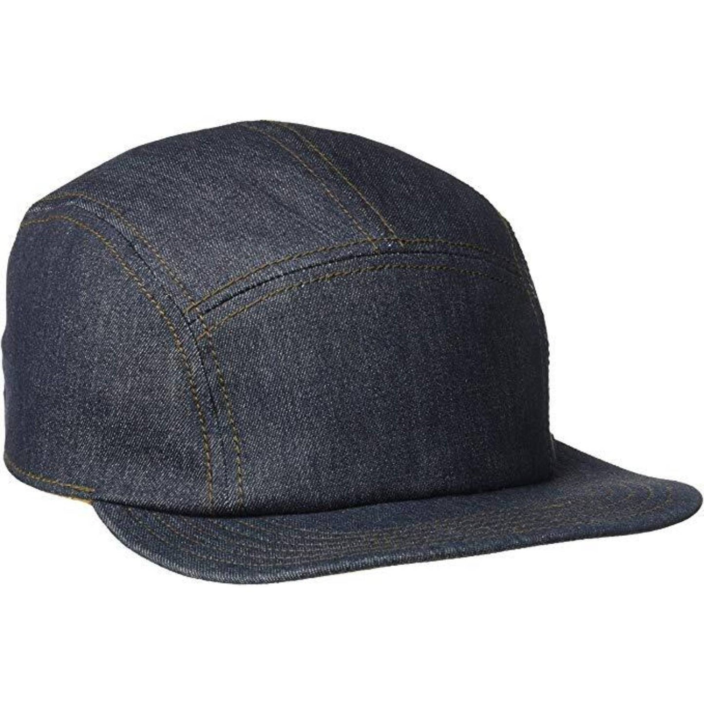Goorin Brothers Denim Snapback Hat Jeans Baseball Trucker Cap - Navy-1