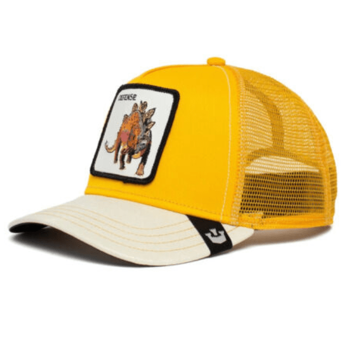 Goorin Bros Trucker Animal Farm Baseball Hat Cap - Roofed Lizard Yellow-0