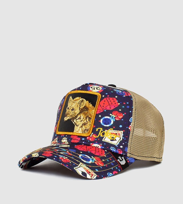 Goorin Brothers Animal Farm Series Cards Casino Poker Face Baseball Cap Hat-1