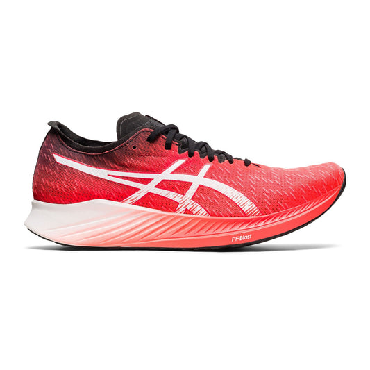 Asics Mens Magic Speed Neutral Running Sneakers Shoe - Sunrise Red/White-0