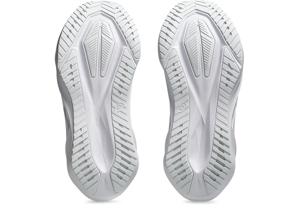 Asics Womens Novablast 5 Runners Sneakers Shoes in White/Piedmont Grey