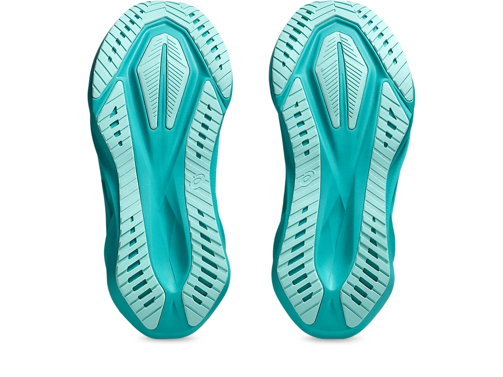 Asics Womens Novablast 5 Runners Sneakers Shoes in Wave Teal/Black